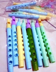 20pcs mainan seruling plastik 16cm