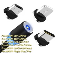 2M 2.4A LED Magnetic Type C fast Charger Data Charge Micro USB Cable Mobile Phone Cable USB Cord for