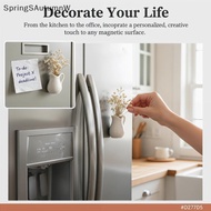 [SpringSAutumnW] 3D Micro Landscape Mini Ceramic Vase Fridge Magnet Cute Plant Pot Gift Idea for Kit