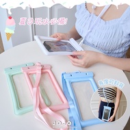 JOJO ️ Ice Cream Color Lanyard Waterproof Mobile Phone Bag Case Airbag Summer Water Play Essential S