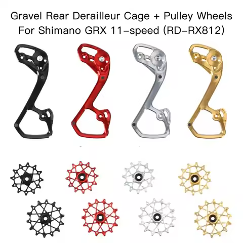 Gravel Rear Derailleur Cage Pulley Wheels for Gravel Derailleur Oversized Bearing For Shimano GRX 11