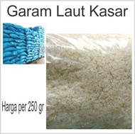 Garam kasar Garam Krosok Garam kristal Garam Laut Natural Sea Salt 250gr