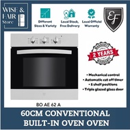 EF Multi-Function Conventional Oven | BO-AE 62A  A 60CM Built-In Oven | Triple glazed glass