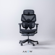 ANEW AXIS Ergonomic Chair Seat Backrest and Adjustable Lumbar | Kerusi Office Kerusi Gaming Chair