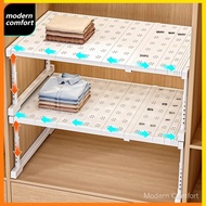 Wardrobe Layered Partition Board Cabinet Divider Cabinet Inner Retractable Bedroom Storage Rack Shoe