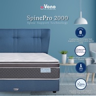 Vono SpinePro 2000 Mattress (Tilam Vono) | 15 years Warranty | Pocketed Spring | 100% Natural Latex 