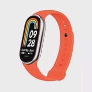 小米手環8 矽膠錶帶 小米手環8 矽膠錶帶 替換錶帶 錶帶 兩段式錶帶 橙色