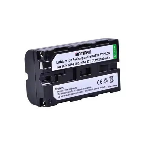 1Pc NP-F550 NP F550 NPF550 Rechargeable Li-ion battery (2600mAh) for Sony NP-F330 NP-F530 NP-F570 NP