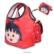 New Japanese Cherry Maruko Cartoon Waterproof Foldable Portable Lunch Bag Convenient Lunch Box Water