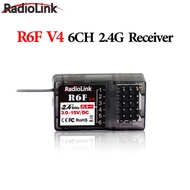 RadioLink R6F  V4 6CH 2.4G Receiver 3-15V DC For RC Car Plane Boat RC8X/RC6GS/RC4GS/T8FB/T8S Transmi