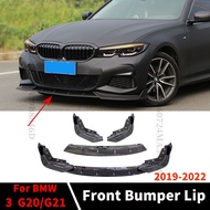 Accessories Front Bumper Lip Chin Guard Facelift For BMW 3 G20 G21 G28 2019-2022 M Sport 330i 340i 3