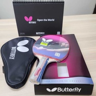 Butterfly Table Tennis Carbon Bat TBC 401 FL with Full Case