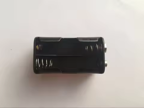 1Pcs 4 X AA Size Batteries Holder Box 6V DC Case With 9V Snap Clip A1899