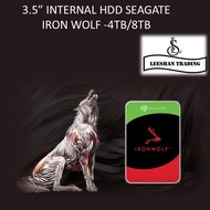 3.5” INTERNAL HDD SEAGATE IRON WOLF - 4TB/8TB - 3 years warranty