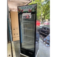 SAKATO Cake Chiller -Single Door Chiller Glass Heater Digital Energy Saving SC-338FH 338L / SC-408FH