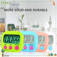 TEAMY Digital Visual Timer, Loud Alarm Plastics Kitchen Timer,  Big Digits LCD Screen Display Stopwa