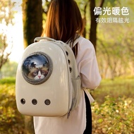 Space Capsule Cat Backpack Carrier 160°Large Opening Ventilated Portable Pet Travel Bag Shoulder Bac