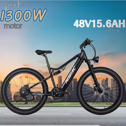 GS9 PRO electric bicycle peak 1300W motor 48V15.6AH battery e bike 27.5 inch tire 45km/h off road ri