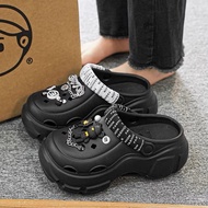 FENTINA Sandal Kodok Wanita Sandal Fuji Wanita Selop Sendal Perempuan Baim Sandal Wedges Platform