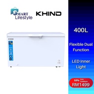 Khind Dual Function Chest Freezer (400L) FZ400 / Pensonic PFZ-402 400L