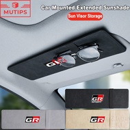 Toyota GR Car Mounted Extended Sunshade Adjustable Sun Visor Extension Plate Storage Clip For 86 Yar