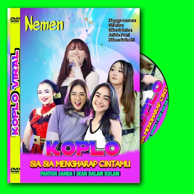 KASET DVD MUSIK LAGU KOPLO TERBARU 2025 - KASET DVD LAGU DANGDUT POP - KASET DVD LAGU DANGDUT JAWA