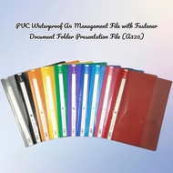 PVC Waterproof A4 Management File with Fastener Document Folder Presentation File (A320)