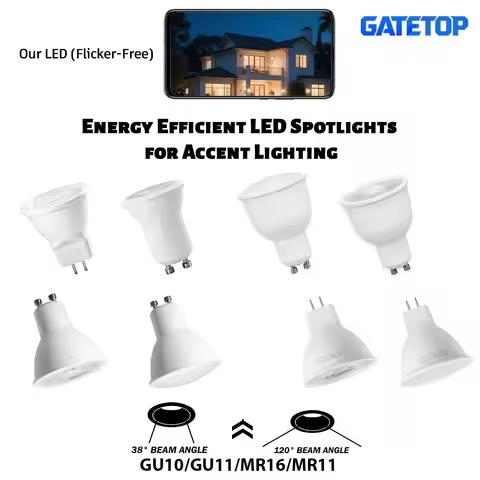 1-20Pack Foco Led SpotLight GU11 MR11 GU10 Bulb Lamp GU5.3 GU4 Cool Light AC220-240V 3W-12W Lamps Re