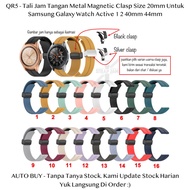 QR5 20mm Strap Samsung Galaxy Watch Active 1 2 40mm 44mm - Tali Jam