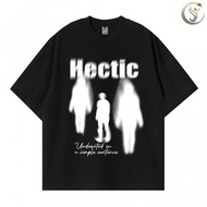 DIY Prints STORE T-shirt Black - Blury HECTIC | Patterned T-shirts | Men's t-shirts and unisexWanita