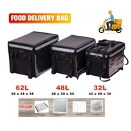 Insulated Thermal Bag, Food Delivery Box, Delivery Bag Motorcycle 32-80L Bag Food Delivery Bag Water