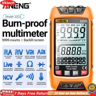【Ready】【Vktech】ANENG SZ01 SZ02 สมาร์ทดิจิตอลมัลติมิเตอร์ 6000 9999 นับค่า True RMS เครื่องวัดอุณหภูม