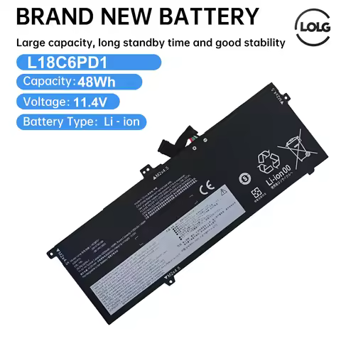 L18M6PD1 Laptop Battery for Lenovo ThinkPad X13 X390 X395 Series SB10K97655 02DL017 L18M6PD2 02DL018