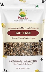 Dawn Lee Gut Ease Lemon Ajwain Carom Seed Mix Mouth Freshener | A Health Marvel, Natural Sugar-Free 