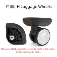 ELLE Luggage Replacement Wheels Compatible with Dubolu Red Eagle L-H Model Silent 360° Swivel Suitca