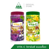 Couple Set Great Value Vitamin C Chewable Type VITA 1 000 Tablets-Of 2 Bottles (Mixed Flavors)
