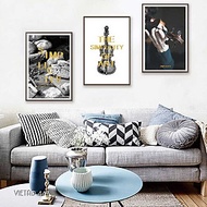 (ẢNH THẬT) Tranh treo tường tranh trang trí phòng âm nhạc phòng học âm nhạc