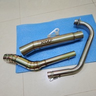 Super open pipe 51 mm kou mahachai for sniper150 135 raider 150 fi carb tmx 125 150 rusi tc 125 150 