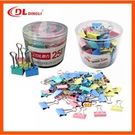 Dingli Colour Binder Clip 19mm/25mm/32mm/41mm Per Box