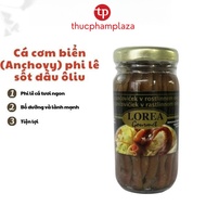 Anchovy File Sea Anchovies Fillet with Rich Olive Oil Sauce, Convenient, Easy to Prepare