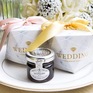 鑽石大理石紋盒+英國Tiptree小果醬(2緞帶色可選-需DIY組裝)