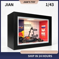 Y530 F1 Red Bull Vista Pan Racing Model Three-Dimensional Track with Light Photo Frame Racing Car Cu