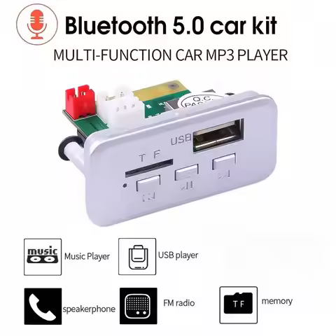 DC 12V MP3 WMA Decoder Board Wireless MP3 Music Player FM Radio Audio Module Support USB FM TF AUX C