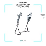 [SG Ready Stock] Chrome Main Stand | Kick Stand | 14"/16"/20" Inch | EBike E-Bike Electric Bike Bicy