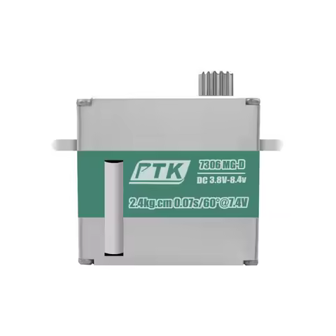 PTK 7306 MG-D 7g digital metal servo DLG, F5B F5L F3D F3K RC servo programmable mini servo KST x06 s