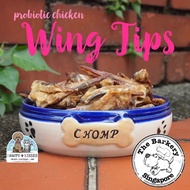 The Barkery Probiotic Chicken Wing Tips Dehydrated Dog Treats 80g