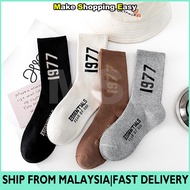 MSE 1977 Essential FOG Logo Colour Stokin Crew Thick Cotton Socks Hipster Socks Fear of God Unisex S