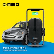 Benz 賓士 ML-Class系列 2005~2010年 智能Qi無線充電自動開合手機架【專用支架+QC快速車充】 MB-608