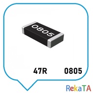 47R 47 OHM 0805 5% RESISTOR SMD