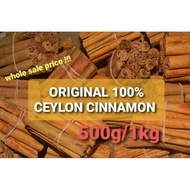 Ceylon Cinnamon/Kayu Manis Ceylon WHOLE SriLanka
